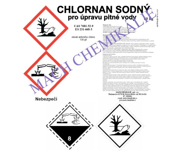 Chlornan sodny UPV 60 kg