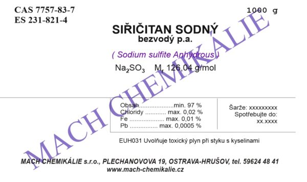 Siricitan sodny BZV 1000